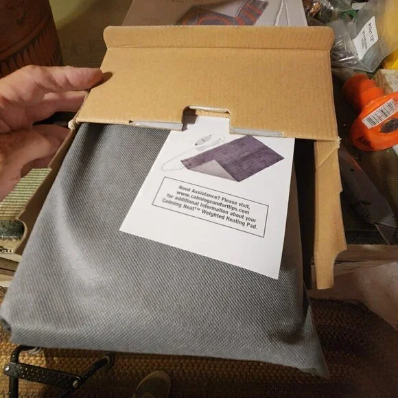 Sharper Image Massage Weighted Heating Pad - Picture 7 of 7